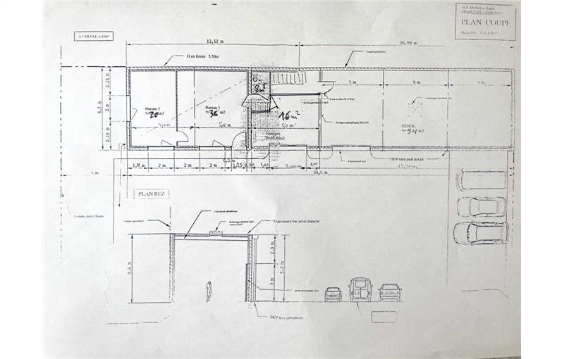 Location de bureau de 106 m² à Corbas - 69960 plan - 1