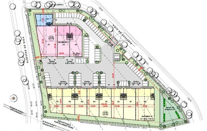 Location de bureau de 5 554 m² à Coupvray - 77700 plan - 1