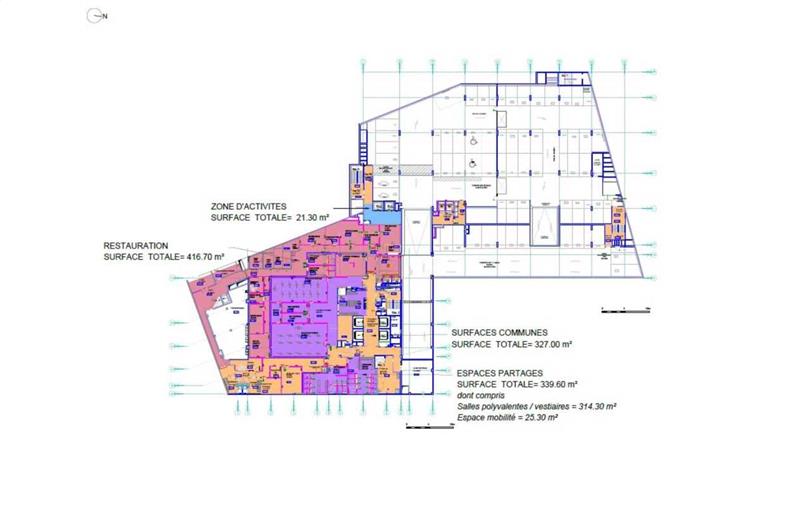 Location de bureau de 11 676 m² à Courbevoie - 92400 plan - 1