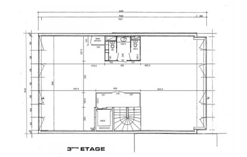 Location de bureau de 459 m² à Courbevoie - 92400 plan - 1