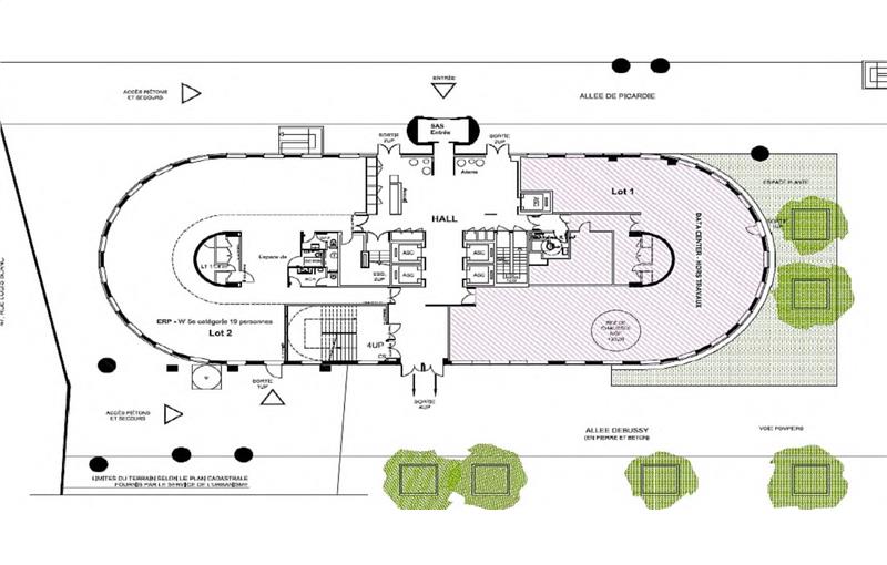 Location de bureau de 4 273 m² à Courbevoie - 92400 plan - 1