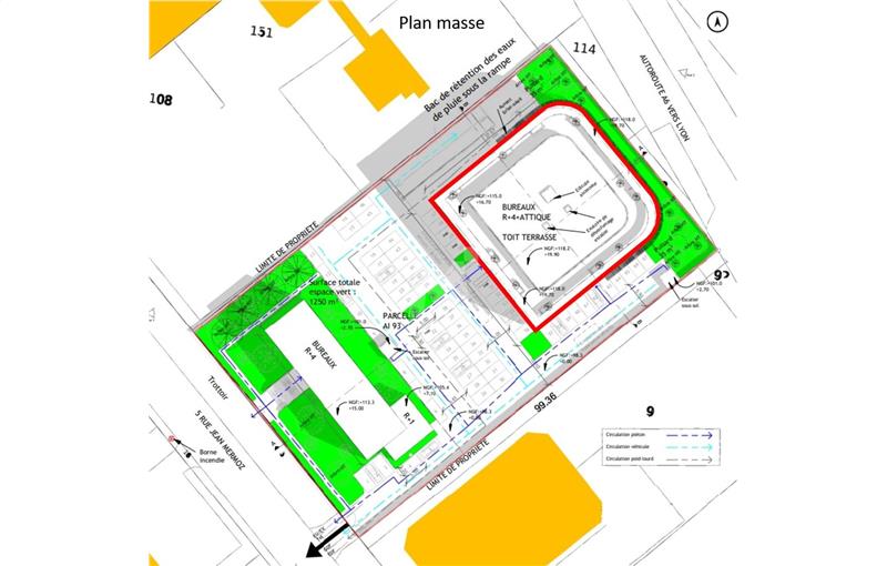 Location de bureau de 4 346 m² à Courcouronnes - 91080 plan - 1