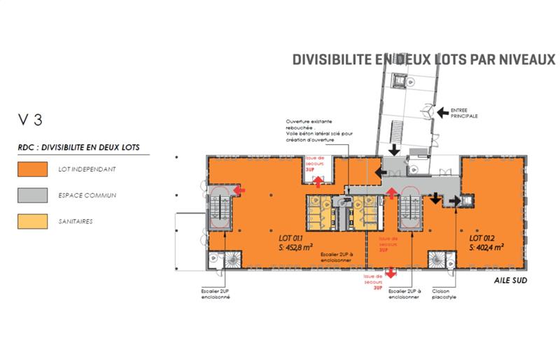 Location de bureau de 1 954 m² à Dardilly - 69570 plan - 1