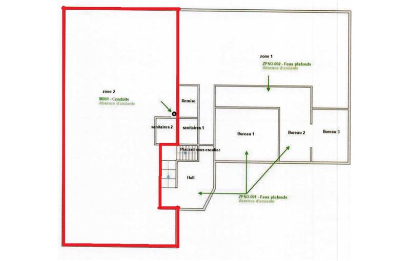 Location de bureau de 589 m² à Domont - 95330 plan - 1