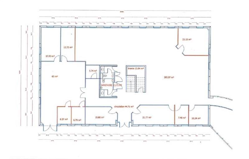 Location de bureau de 622 m² à Échirolles - 38130 plan - 1