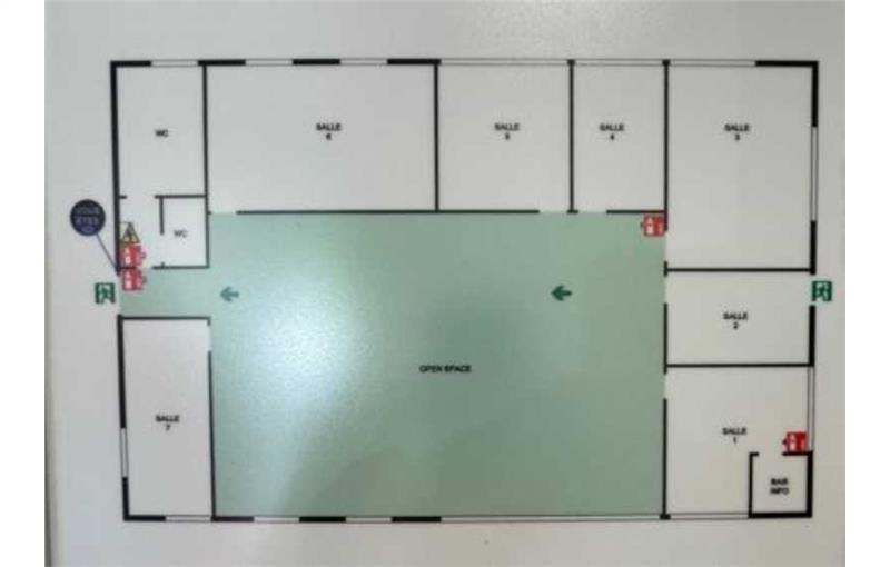 Location de bureau de 716 m² à Écully - 69130 plan - 1