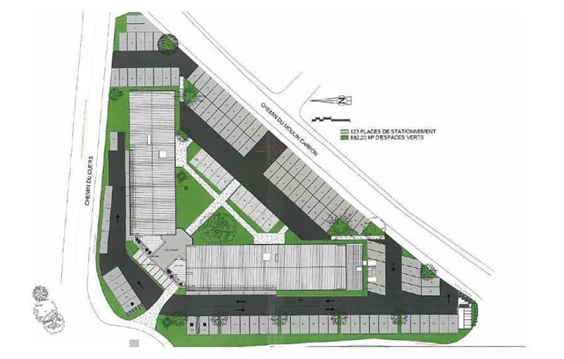 Location de bureau de 765 m² à Écully - 69130 plan - 1