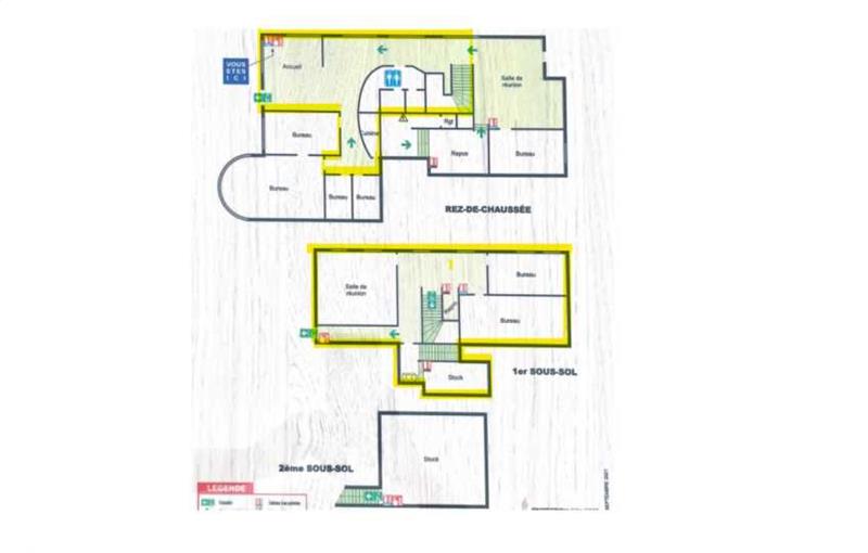 Location de bureau de 246 m² à Enghien-les-Bains - 95880 plan - 1