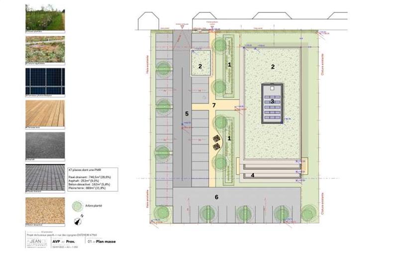 Location de bureau de 1 603 m² à Entzheim - 67960 plan - 1