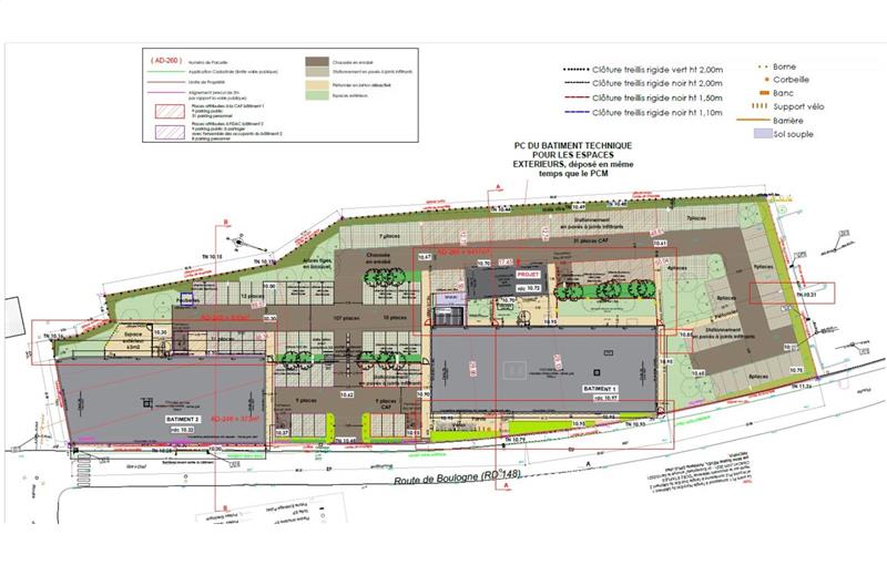 Location de bureau de 1 070 m² à Étaples - 62630 plan - 1