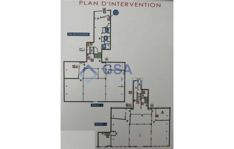 Location de bureau de 731 m² à Évry - 91000 plan - 1