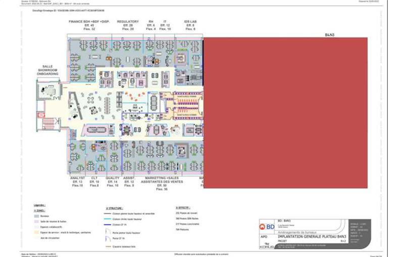 Location de bureau de 1 020 m² à Eybens - 38320 plan - 1