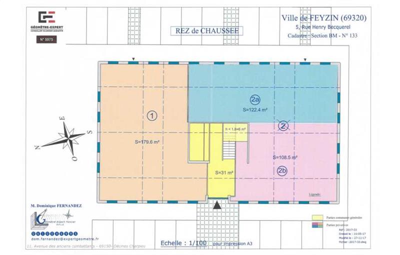 Location de bureau de 194 m² à Feyzin - 69320 plan - 1