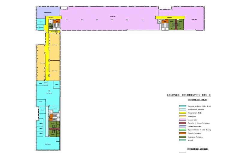 Location de bureau de 3 300 m² à Fresnes - 94260 plan - 1