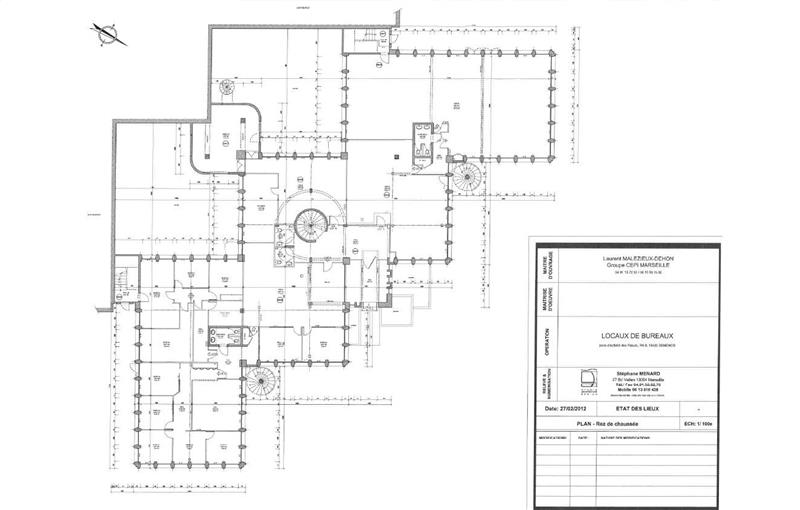 Location de bureau de 1 001 m² à Gémenos - 13420 plan - 1