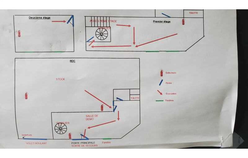 Location de bureau de 280 m² à Goussainville - 95190 plan - 1