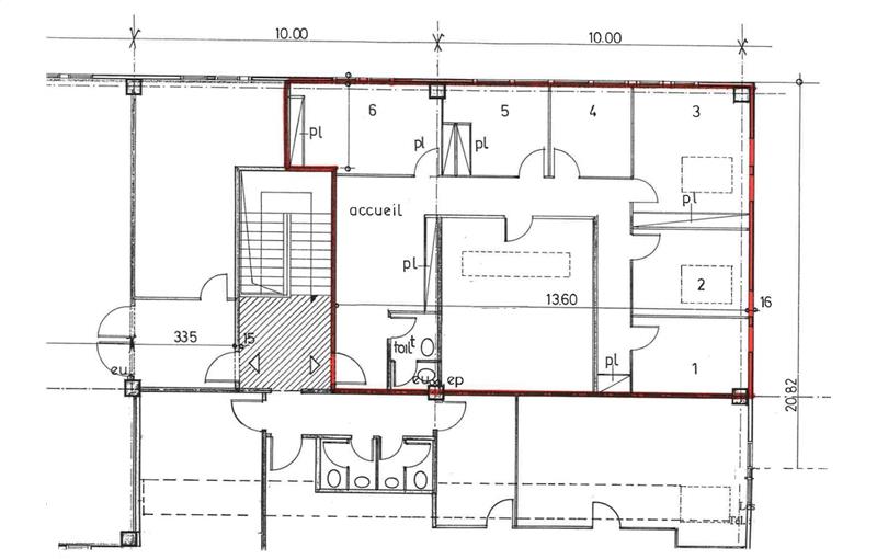 Location de bureau de 143 m² à Grasse - 06130 plan - 1