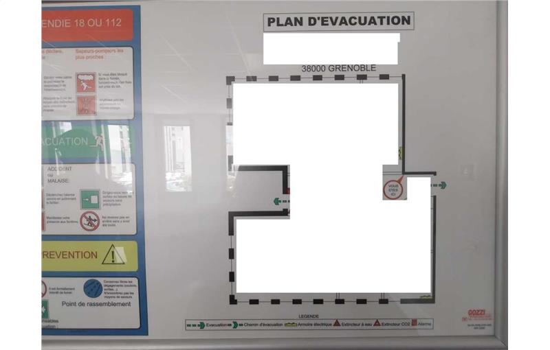 Location de bureau de 136 m² à Grenoble - 38000 plan - 1