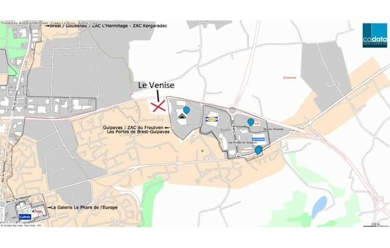 Location de bureau de 44 m² à Guipavas - 29490 plan - 1