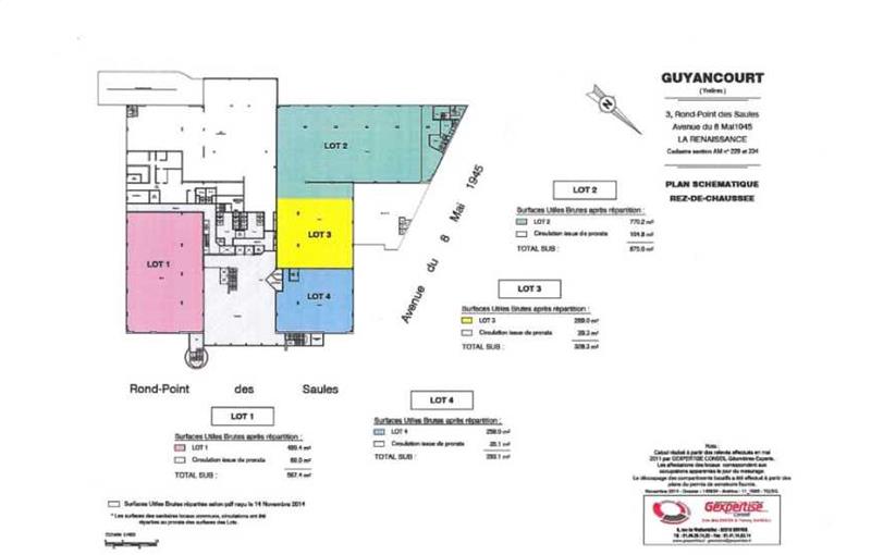 Location de bureau de 4 772 m² à Guyancourt - 78280 plan - 1