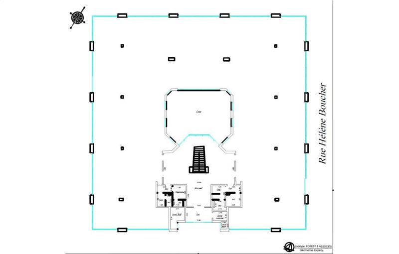 Location de bureau de 1 435 m² à Guyancourt - 78280 plan - 1