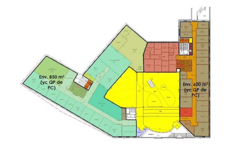 Location de bureau de 6 454 m² à Guyancourt - 78280 plan - 1