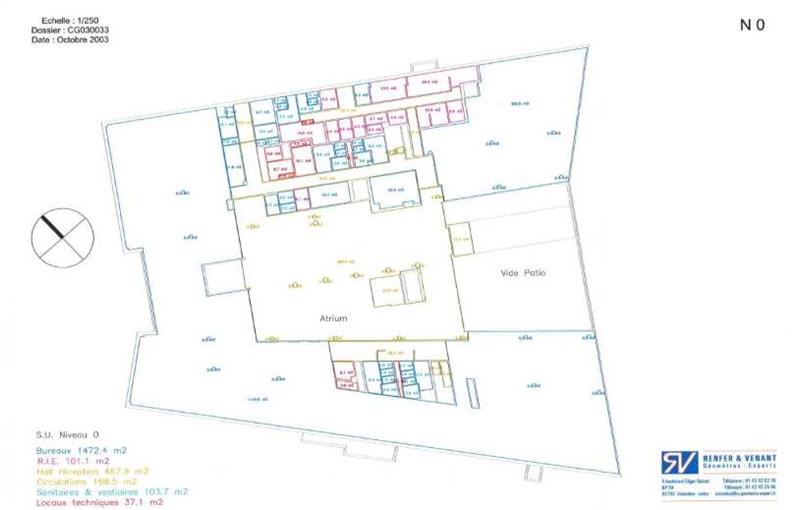 Location de bureau de 7 513 m² à Guyancourt - 78280 plan - 1