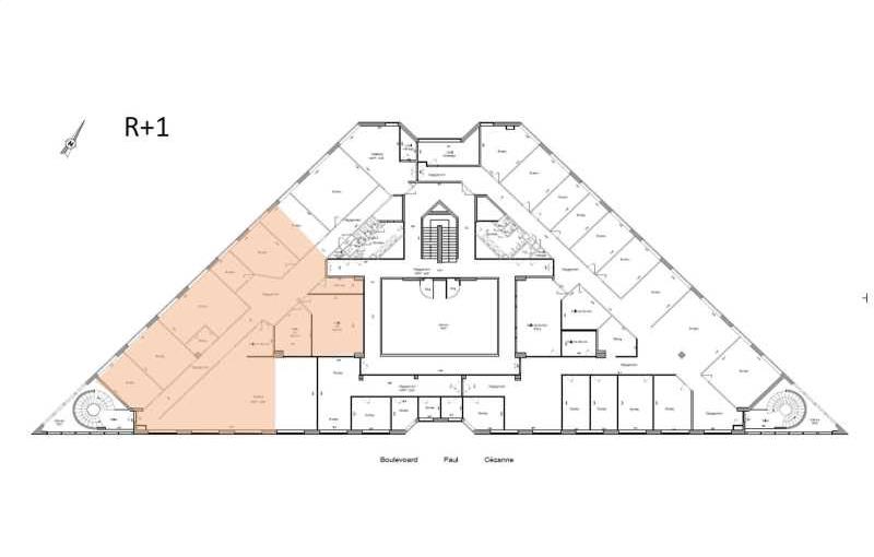 Location de bureau de 698 m² à Guyancourt - 78280 plan - 1