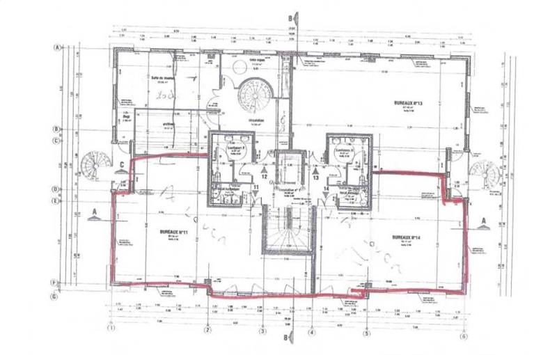 Location de bureau de 76 m² à Hénin-Beaumont - 62110 plan - 1