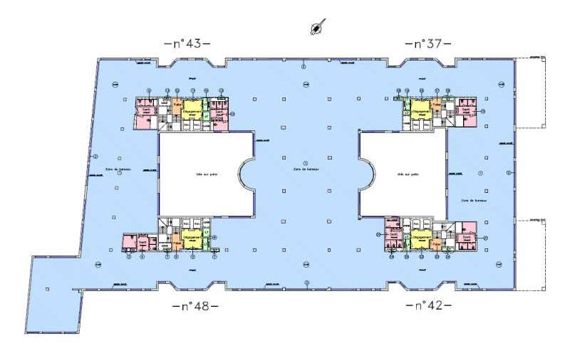 Location de bureau de 3 620 m² à Issy-les-Moulineaux - 92130 plan - 1