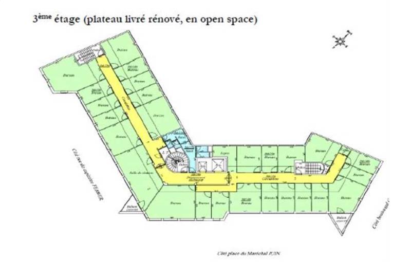 Location de bureau de 745 m² à Issy-les-Moulineaux - 92130 plan - 1