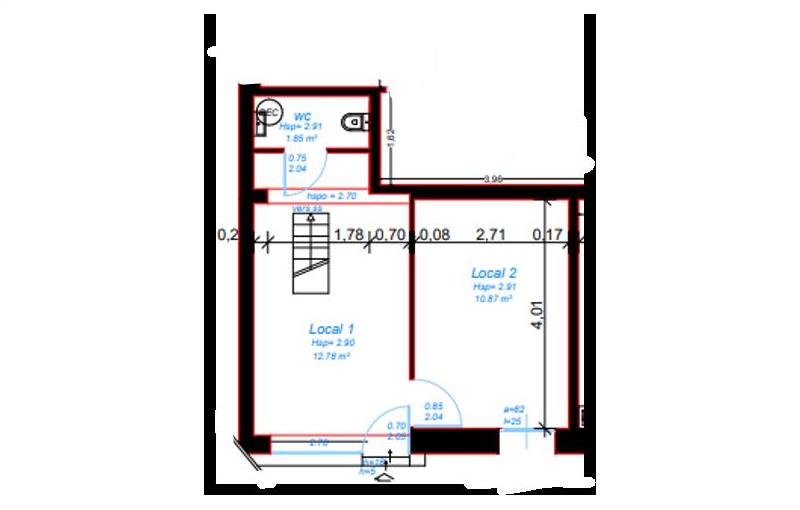 Location de bureau de 35 m² à Ivry-sur-Seine - 94200 plan - 1