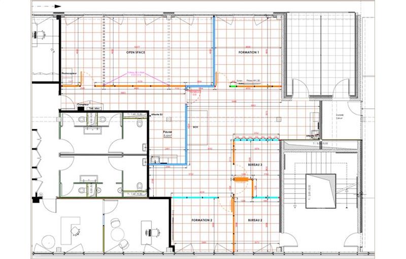 Location de bureau de 205 m² à L'Union - 31240 plan - 1