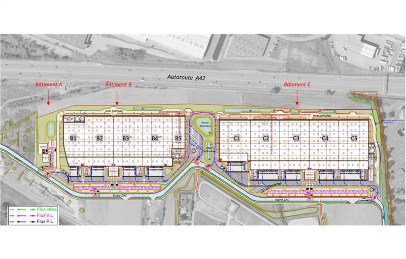 Location de bureau de 1 130 m² à La Boisse - 01120 plan - 1