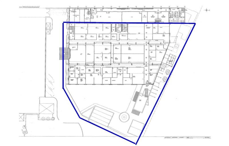 Location de bureau de 2 565 m² à La Madeleine - 59110 plan - 1