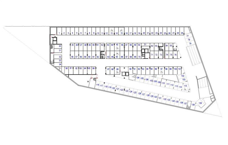 Location de bureau de 3 002 m² à La Madeleine - 59110 plan - 1