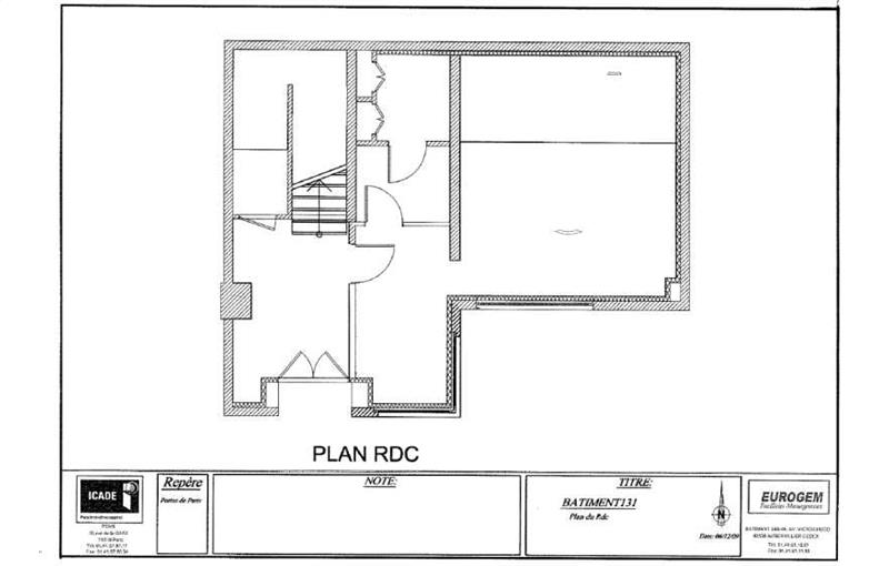 Location de bureau de 712 m² à La Plaine Saint-Denis - 93210 plan - 1