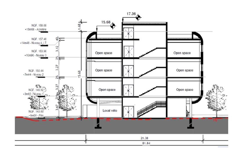 Location de bureau de 1 124 m² à Labège - 31670 plan - 1