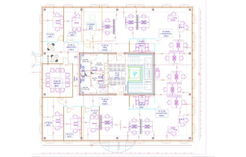 Location de bureau de 421 m² à Le Haillan - 33185 plan - 1