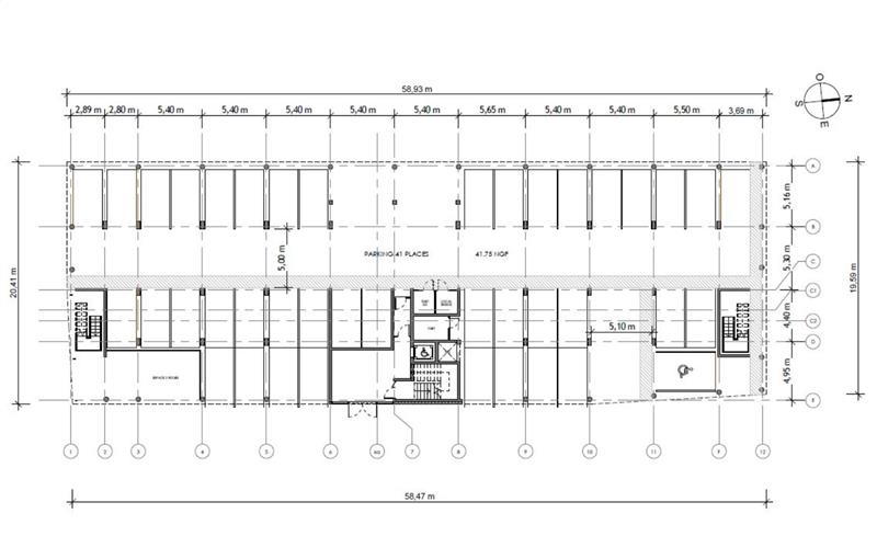 Location de bureau de 7 344 m² à Le Haillan - 33185 plan - 1