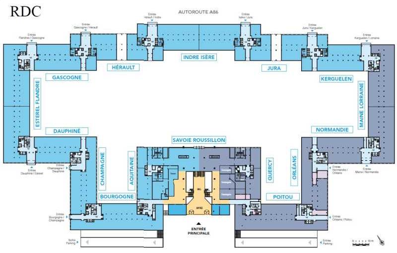 Location de bureau de 10 421 m² à Le Plessis-Robinson - 92350 plan - 1