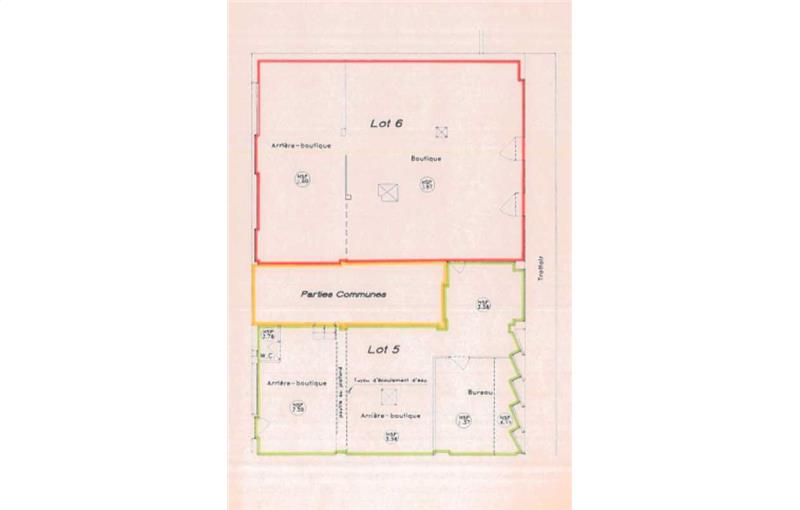 Location de bureau de 261 m² à Les Clayes-sous-Bois - 78340 plan - 1