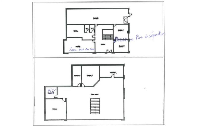 Location de bureau de 363 m² à Les Essarts-le-Roi - 78690 plan - 1