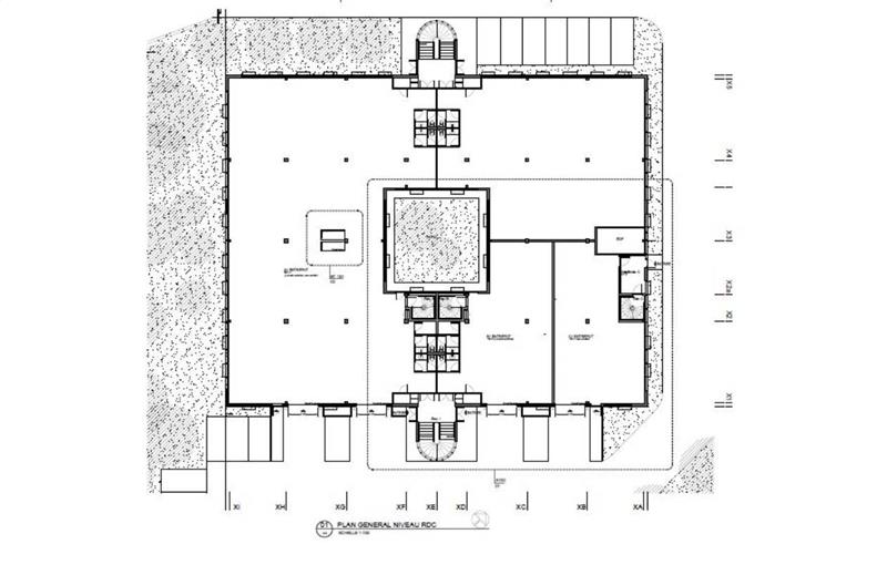 Location de bureau de 2 142 m² à Les Ulis - 91940 plan - 1