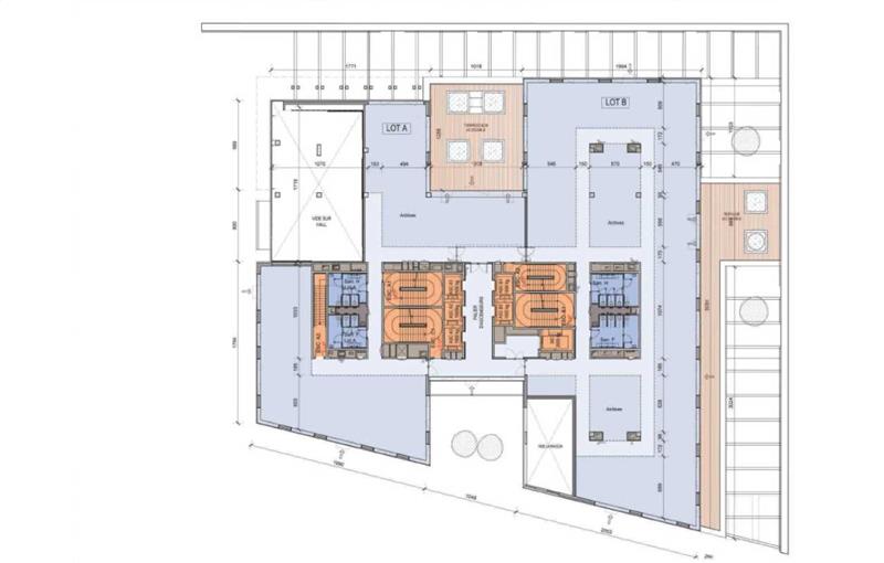 Location de bureau de 7 273 m² à Levallois-Perret - 92300 plan - 1