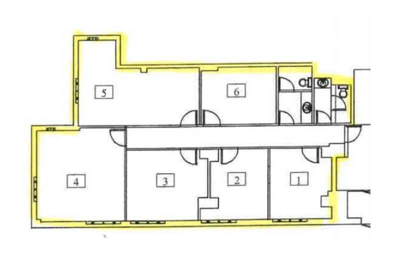 Location de bureau de 212 m² à Levallois-Perret - 92300 plan - 1