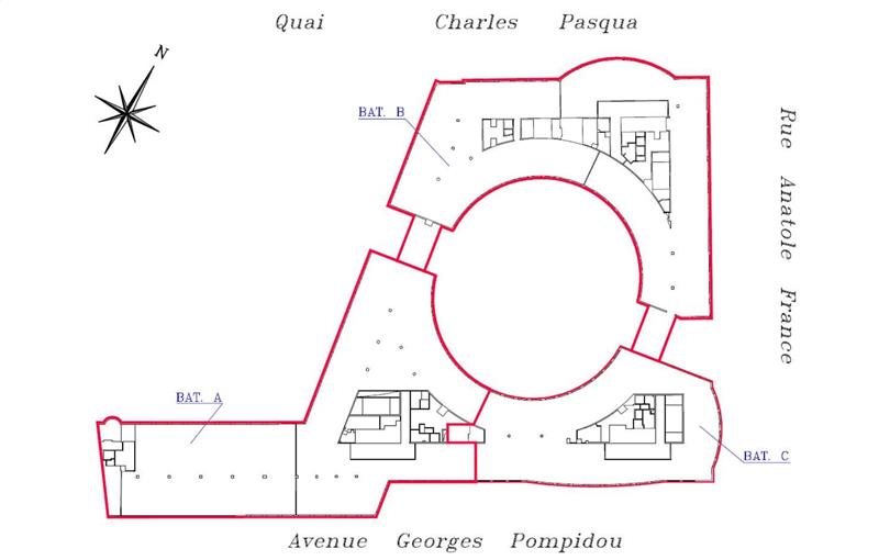 Location de bureau de 7 241 m² à Levallois-Perret - 92300 plan - 1