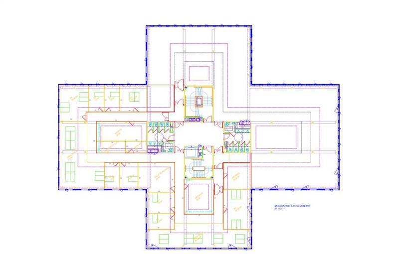 Location de bureau de 628 m² à Lieusaint - 77127 plan - 1