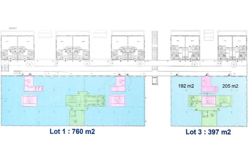 Location de bureau de 2 339 m² à Lille - 59000 plan - 1