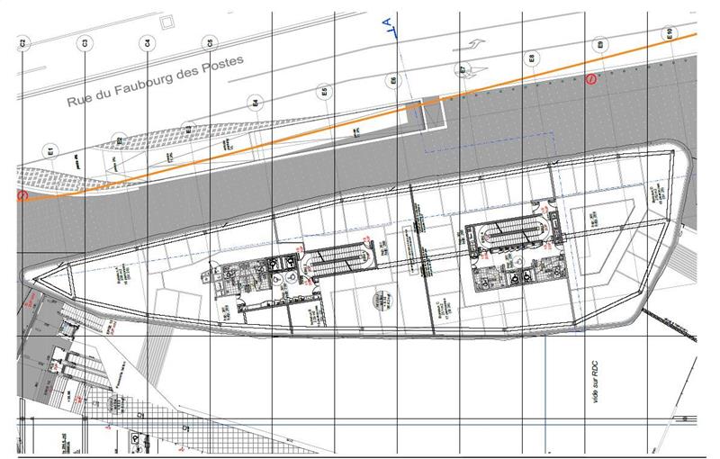 Location de bureau de 2 987 m² à Lille - 59000 plan - 1